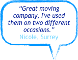 “Great moving company, I've used them on two different occasions.”
Nicole, Surrey